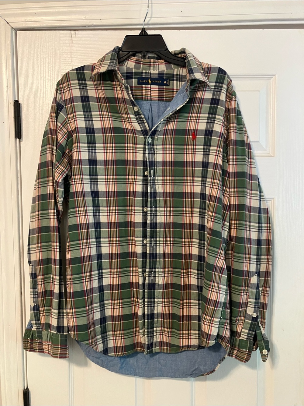 Polo Ralph Lauren Classic Fit Multi Color Fully Lined Shirt Mens Size M